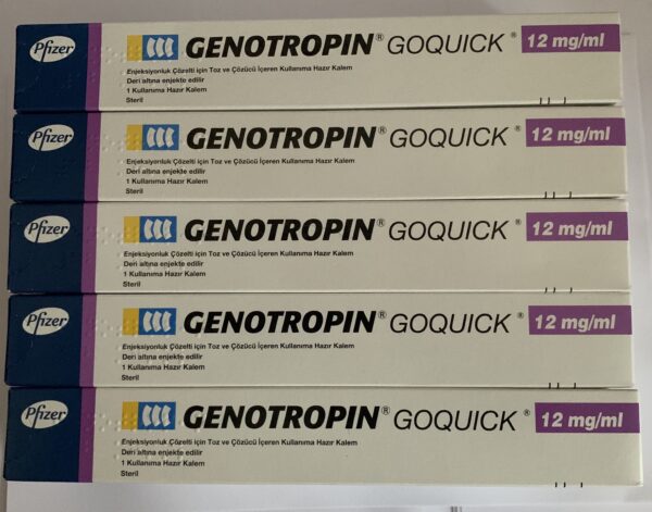 Pfizer Genotropin 12mg Go Quick Pen x 5 Pens Bundle DISCOUNT
